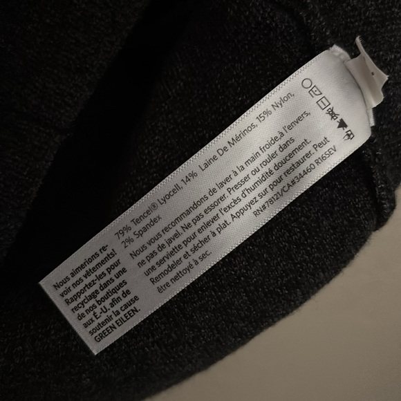 Eileen Fisher Pull On Stretch Skirt, Small, Gray - Picture 4 of 4